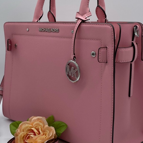 MICHAEL KORS RAYNE MEDIUM EW SATCHEL CARNATION - Picture 13 of 14